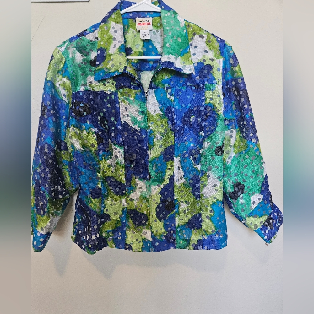 Rudy Rd semi-sheer jacket